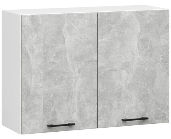 OLIVIA W80 H580 konyhaszekrény – fehér / beton színben