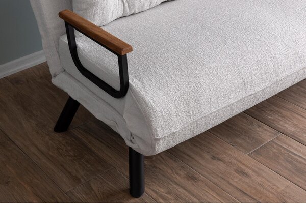 Kanapé futon Sandy (fehér)