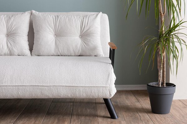 Kanapé futon Sandy (fehér)