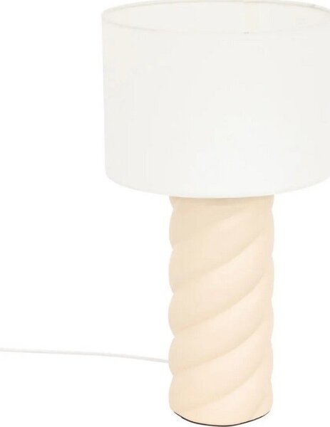 Lámpara De Mesa Noly Cerámica Beige H44cm