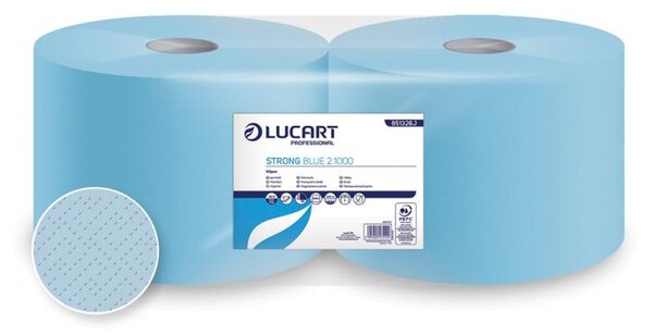 Lucart Strong Blue 2.100 ipari Törlőkendő, 2 Rétegű, 1000 Lap