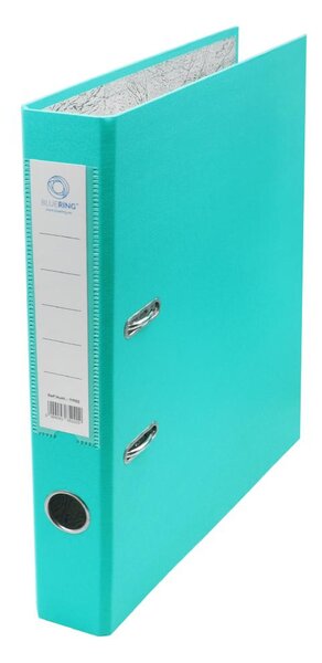 Bluering Iratrendező A4, 5cm,lapraszerelt, Smart türkiz