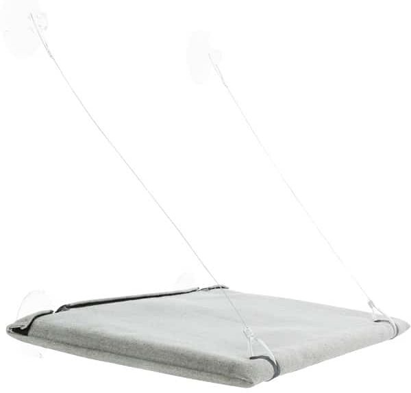 Trixie 109261 Macska ablak fekhely velúr 50 x 30 cm - Szürke