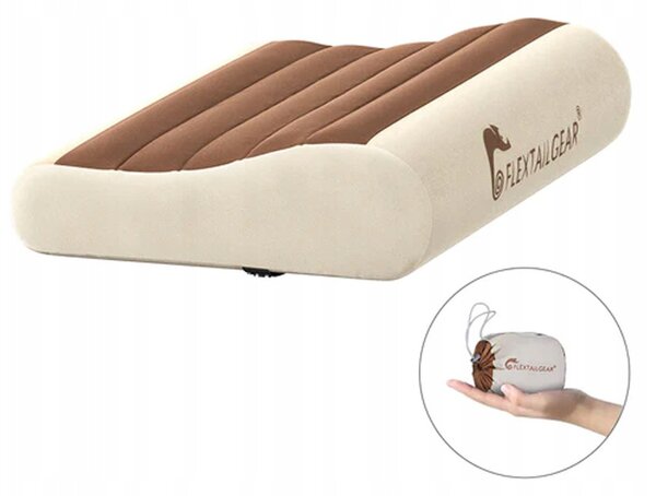 FLEXTAIL Zero Pillow felfújható párna szürke