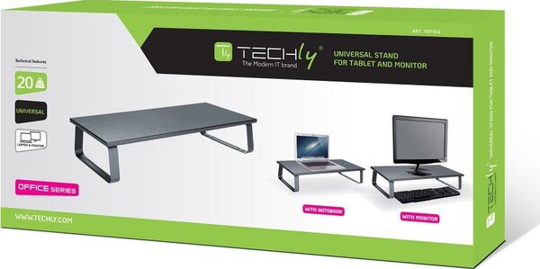 Techly ICA-MS 600TY LED/LCD monitor tartó állvány fekete (109184)