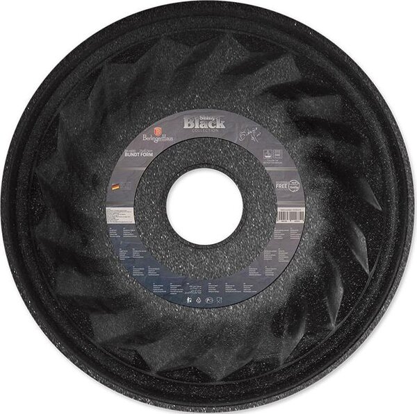 Berlinger Haus Kuglóf Sütőforma 25 cm Fekete Metallic Line Shiny Black Edition BH/6810