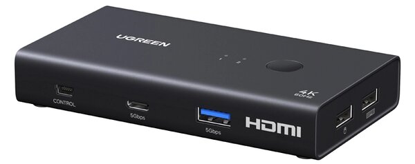 UGREEN AK502 2in1 HDMI KVM kapcsoló 75246