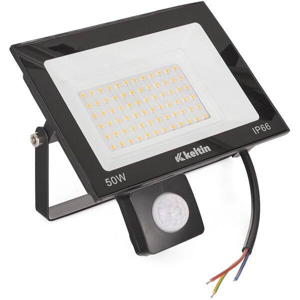Naświetlacz LED 50W z czujnikiem ruchu – barwa biała ciepła 2700K (20)