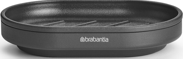 Brabantia MindSet szappantartó kiemelhető rácsos belsővel, cseppgyűjtő tálcával, acél, határtalan szürke ásványi textúra - 303326