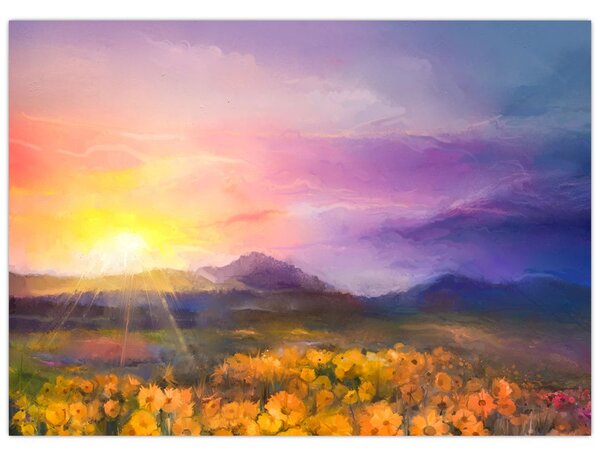 Kép - Hajnalban (70x50 cm)