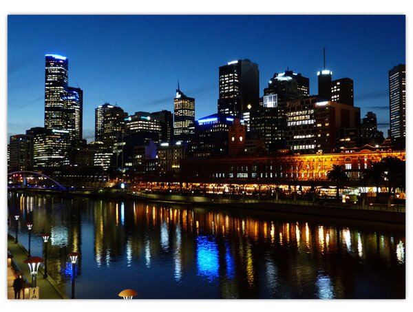 Éjszaka Melbourne-ben (70x50 cm)