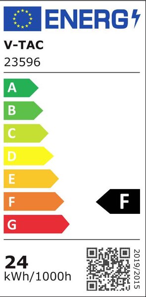 V-TAC VT-80024 LED-es mennyezeti lámpa LED modul EEK: F (A - G) 24 W Fehér (23596)