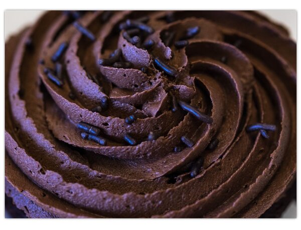Kép - Csokoládé Cupcake (70x50 cm)