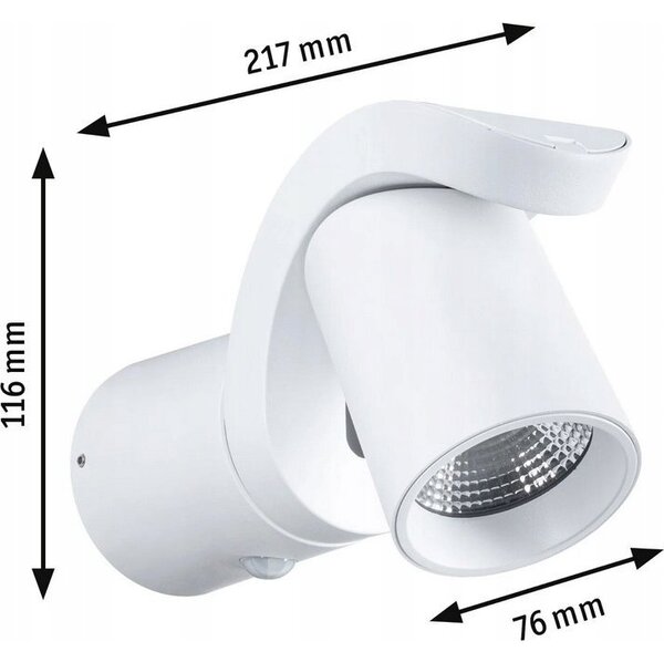 Paulmann Cuff 94832 LED-es kültéri fali lámpa LED 10 W Fehér