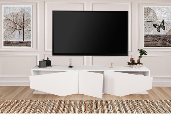 TV asztal/szekrény Ivonne 2 (fehér)