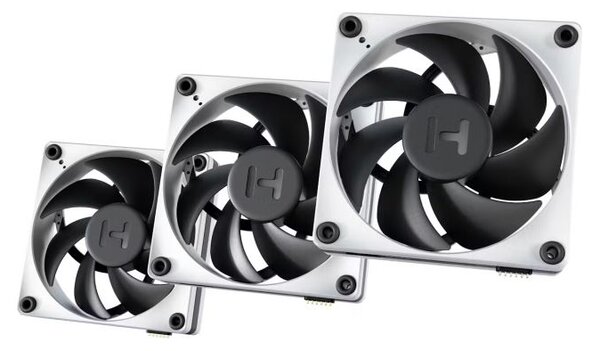 HYTE THICC FP12 hűtő ventilátor fekete-fehér 3db (FAN-HYTE-FP12-BW-3)
