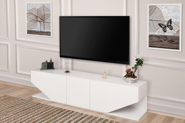 TV asztal/szekrény Ivonne 2 (fehér)