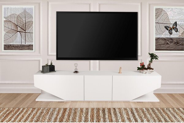 TV asztal/szekrény Ivonne 2 (fehér)