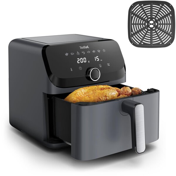 Tefal Easy Fry Mega 7,5L forrólevegős sütő szürke