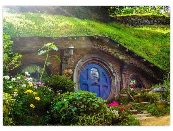 Kép - Hobbitfalva (70x50 cm)