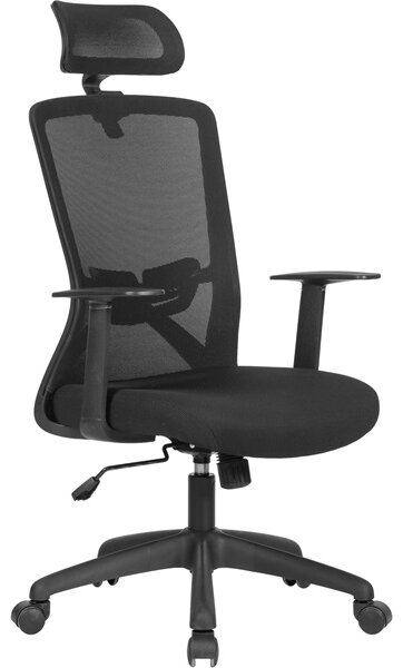 Antares JOY fekete/mesh fekete fejtámlás hálós forgószék