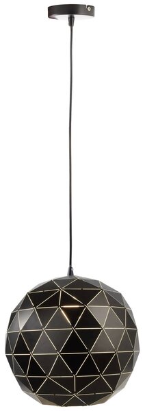 Deko Light Asterope rund 500 Függőlámpa LED, Halogén E27 40 W Fekete (342134)