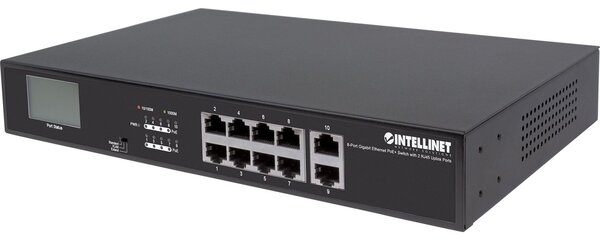 Intellinet 561303 hálózati kapcsoló Gigabit Ethernet (10/100/1000) Ethernet-áramellátás (PoE) támogatása Fekete