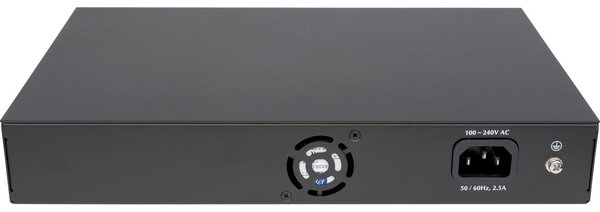 Intellinet 561303 hálózati kapcsoló Gigabit Ethernet (10/100/1000) Ethernet-áramellátás (PoE) támogatása Fekete