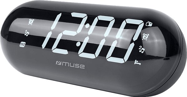 Muse M-19 GL Rádiós ébresztőóra - Fekete