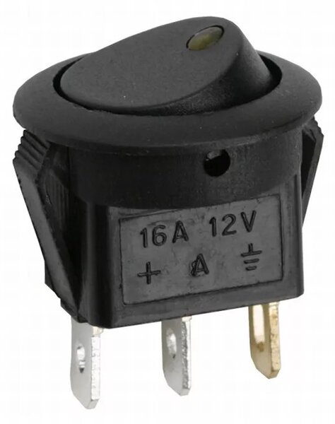 Globiz , Billenő Kapcsoló Sárga 16A - 250V (3009042SA)