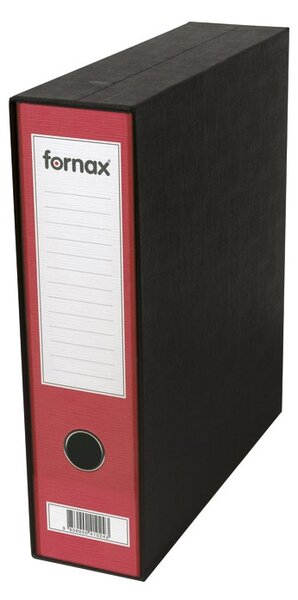 Fornax Tokos iratrendező A4, 8cm, Prestige piros (A-8001)
