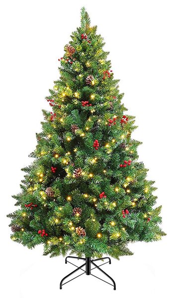 Timeless Christmas LED-es műfenyő több típusban, melegfehér-180 LED-es, 150 cm (HOP1001380)
