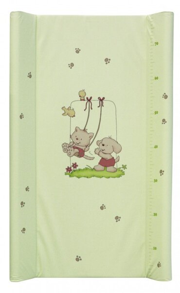 LORELLI pelenkázó lap merev peremes 50x71 - green