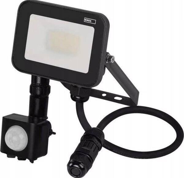 PROFI LED REFLEKTOR 10W 1100LM MOZGÁSÉRZÉKELŐ IP65 NW