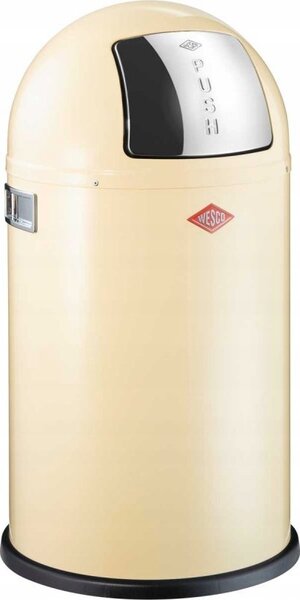 WESCO Pushboy Junior 22 literes nyomófedeles fém szemetes - Mandula