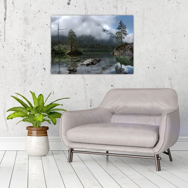 Fák a tóban képe (70x50 cm)