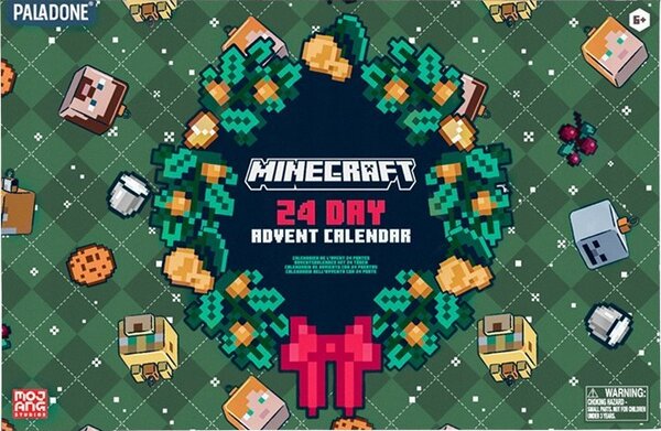 Mojang Studios Paladone Minecraft 24 darabos Adventi Kalendárium