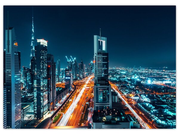 Kép - Dubai éjszaka (70x50 cm)
