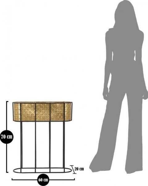 Agarradera Ovalada 60 X 20 X 70 Cm
