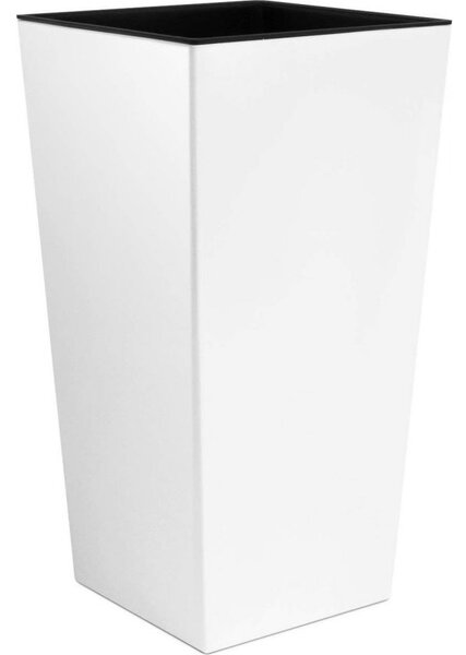 Maceta Alta Urbi 49l, De Plastico, 32,5x32,5x61 Cm En Blanco