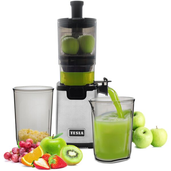 TESLA SlowJuicer SJ770 XXL Deluxe 250W Alacsony Fordulatszámú Gyümölcscentrifuga