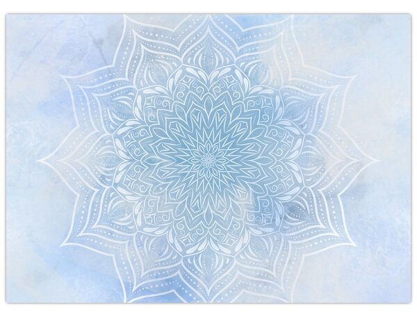 Kép - Téli mandala (üvegen) (70x50 cm)