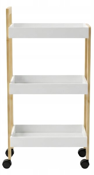 Wąski regał na kółkach ASEM, 80 cm