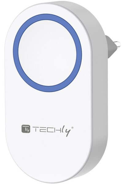 Techly I-BELL-RING05R ajtócsengő Fehér