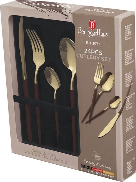 BerlingerHaus BH/3072 Leonardo Collection Evőeszköz Készlet - 24 db