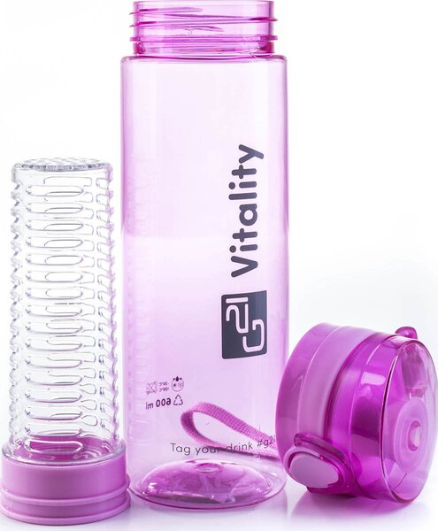 G21 smoothie/juice palack, 600 ml, lila