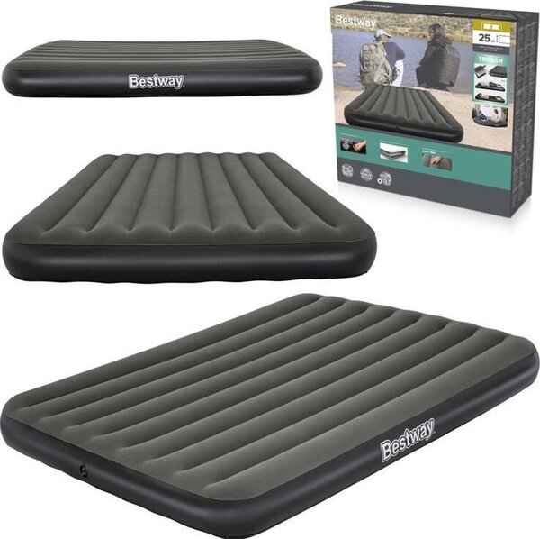 Bestway 6713N / 23 légmatrac Kétszemélyes matrac Fekete Uniszex
