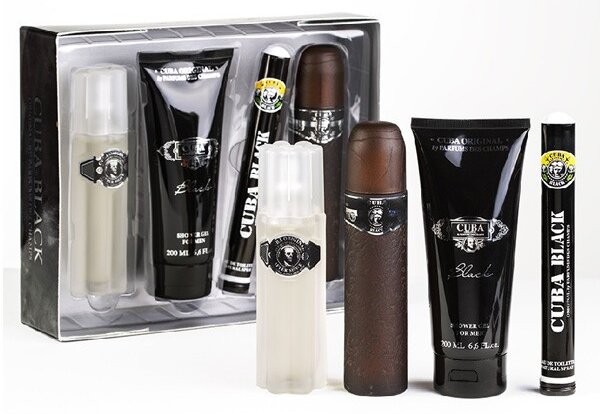 Cuba Black Collection Férfi Parfüm Díszdoboz (Parfüm-After Shave-Shower Gel)