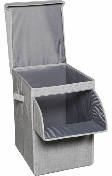 Brabantia 120428 összecsukható szennyeskosár 35 L - szürke