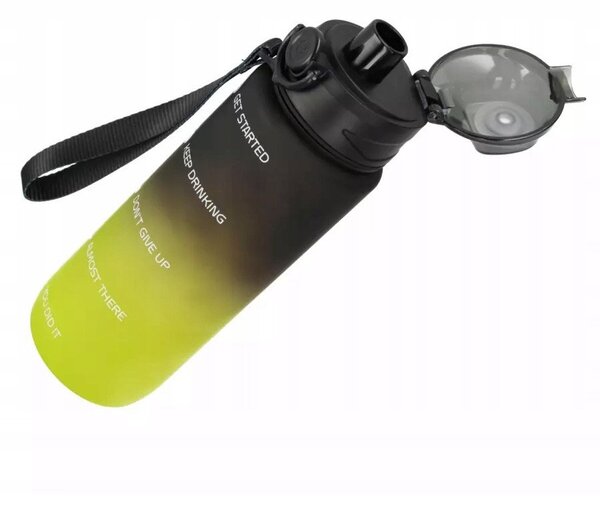 Starpak Műanyag Kulacs 750 ml - Zöld-Fekete